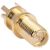 Linx Technologies - TE Connectivity CONREVSMA006.062-G Connectors RPSMA Fml Edge Multi Mnt 0.062 PCB, Gold