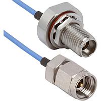 Amphenol SV Microwave MS292-047-P16DSMPS-180 RF Cable Assemblies 2.92mm STR M to SMPS (Size 16) 18"Cable