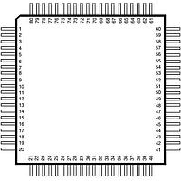 Renesas Electronics 72V273L6PFG8 FIFO 72V273 3.3V 32KX9/16KX18 SUPERSYNC II