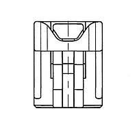 Yazaki 72835831 Receptacle Housing CONN 10P 040 III NAT