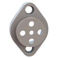 Eagle Plastic Devices 561-C01032 Transistor Transistor Cover, TO-3, 1 Hole