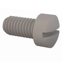 Essentra Components 011032F037 Machine Screw Fillister Slotted Screw, #10-32 Thread, 3/8 Lg