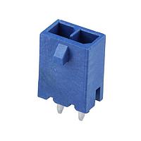 Molex 216571-1034 PCB Receptacle Versa Color Vert Header Thru Hole Single Row 4 Ckts Matte (Sn) GloWire Blu