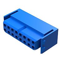 Amphenol Positronic PLB16F0000 Connectors Power Connector - 2 Row, 16 size 16 contacts, Socket (Female), Crimp (contacts ordered seperately)