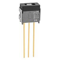 NKK Switches AS13BH Subminiature Slides SPDT ON-OFF-ONFLUSH RA W/BRACKET