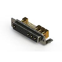 EDAC 630-36W4640-7NB Mixed Contact D-Sub Connectors Right-angle Power Combo D-Sub Connector