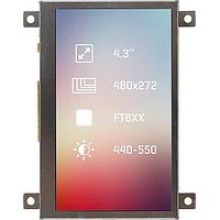 Mikroe MIKROE-2164 On Screen Display Boards Riverdi Display 4.3"