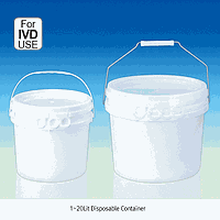 DaiHan DH.Bot3435 Container, HDPE, 20 Lit , Φ312×h375 mm, Steel Hnadle