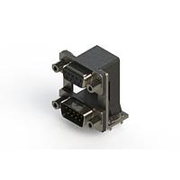 EDAC 664-009-264-039 Dual Port D-Sub Connectors Right-angle Dual Port D-Sub Connector