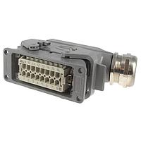 HARTING 10330160000 Connector Kits HAN 16B 16P+GRD METL SIDE ENTRY HOOD STRT