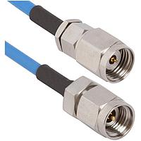 Amphenol SV Microwave 7016-0062 RF Cable Assemblies 2.4mm M to 2.92mm M 0.085 Cable 6in