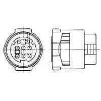 AMP Connectors - TE Connectivity 172198-1 Plug Housing ECONOSEAL-J CON PLUG 2P