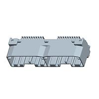 AMP Connectors - TE Connectivity 9-1924089-6 Housings 44p Hyb 2.8/040 Cap Assy, gray, tin