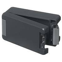 BOPLA 00113124 Enclosures for Industrial Automation ENCLOSURE, BOCUBE ALU, 159 X 86 X 60MM, GR GRA, HINGED LID, FLAT, ALUMINUM, BA 140806-7024