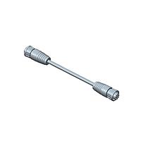 Amphenol LTW AA-ABD08FL-ABDFL-LA003 Sensor Cables / Actuator Cables Ceres, Standard Size, Plastic, 5A, 08 pins, Female Connector, Female Contact, Straight-to-Straight, 2 Points Lock, Overmolded Double Ended, Length 3000mm, IP67