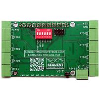 Sequent Microsystems SM-I-004 Sequent Microsystems RTD Data Acquisition 8-Layer Stackable HAT for Raspberry Pi