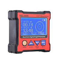 Roeckle DXL360S V3.2 Dual Axis Digital Protractor with Magnetic base (360°/± 40°, 0.01°)