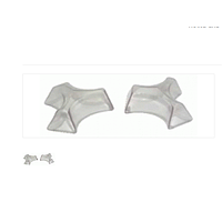 SOLO SPARE 1002-001 Pair of transparent clamps (Replace for SOLO 200-001)