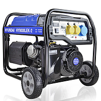 Hyundai HY9000LEK-2 Petrol Open Frame Site Generator (8.75kVA, 7/7000kW/w)