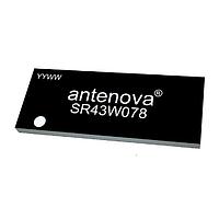 Antenova SR43W078 PCB Antennas Surface mount antenna that covers Wi-Fi6E & WiFi7 bands: 2.4-2.5 GHz, 4.9-5.9 GHz and 5.925-7.125 GHz