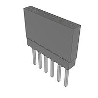 Samtec ESQ-106-13-L-S Sockets Elevated Socket Strip, 0.100" Pitch