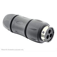 Eaton Souriau-Sunbank UTGX1JC142G1S Receptacles In line receptacle, with cable gland backshell, for 3 female contacts, IP68/69K