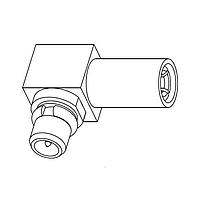 Amphenol RF 908-NM43001 Connectors RF Connector MMCX Right Angle Crimp Plug 1.13 mm Micro-cable 50 Ohm Non-Magnetic