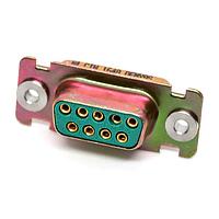 Cinch DEMY9S Receptacle DSUB 9F SOD Y G30 ZINC