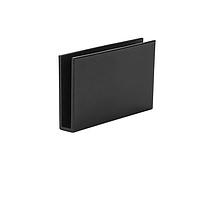 HellermannTyton 133-01476 Channel Mini-Channel, 1.97" Long, U-Shape, PPT20, Black, 3000/pkg