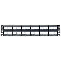 Panduit CPP48WBLY Wire Ducting & Raceways Patch Panel 48 Port Modular Black