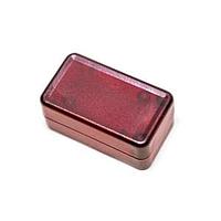 Hammond Manufacturing 1551ATRD PCB Enclosure SUBMINIATURE PLASTIC TRANS RED