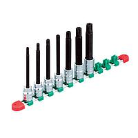 KTC TBT4L07TH Long T-type tamper-proof Torx bit socket set (1/2", 7pcs)