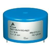 EPCOS B82748F4183N020 Current-Compensated Ring Core Triple Choke RING CORE CHOKE 3x1.5mH 18A