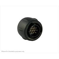 Eaton Souriau-Sunbank UTS612E10PX Plugs Plastic plug, without backshell, with 10 male solder contacts, IP68/69K in unmated conditions, keying X