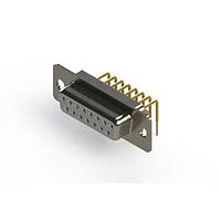 EDAC 630-M15-240-WT1 D-Sub Connectors - Standard Density Right Angle D-Sub Connector