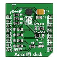 Mikroe MIKROE-2102 Accelerometer Sensor Accel 3 click
