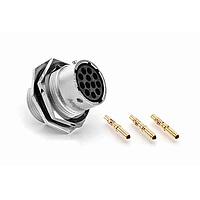 Amphenol SINE Systems RT0W7106SNHK Connectors JAM NUT RECPT SCKT 20AWG 6 PIN