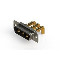 EDAC 629-3W3-650-4N1 Mixed Contact D-Sub Connectors Right-angle Power Combo D-Sub Connector