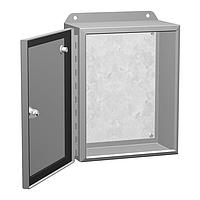 Hammond Manufacturing EJ644LG Junction Boxes Eclipse Junior encl w/ panel - 6 x 4 x 4 - Steel/Lt Gray - N4,12