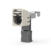 Raydiall Automotive R197.125.B81 Accessories Right-angle fakra housing for terminals R299.197.630, R299.197.660, coding B