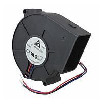 Delta Electronics, Inc. BFB0712M-AF00 Blowers Blower, 75.7x75.7x25mm, 12VDC, Ball, 3-Lead Wires, Lock Rotor Sensor, Tachometer