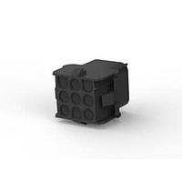 AMP Connectors - TE Connectivity 1-480707-9 Receptacle Housings CAP HOUSE 9 POS BLACK UL94V-2