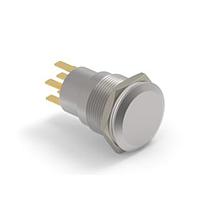 Alcoswitch - TE Connectivity 7-2213767-2 Pushbutton Switches AV19 DPL 0.4VA MOVE RING LED YELLOW 24V