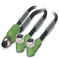 PHOENIX CONTACT 1458732 Sensor Cables / Actuator Cables SAC-3P-M8Y/2X3,0- PUR/M 8FR