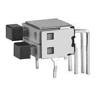 NKK Switches GB215A2H-AA Sealed SPST OFF(ON) BLK/BLK