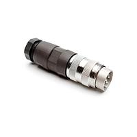 Amphenol Tuchel T 3475 002 Connectors STRAIGHT MALE 7P 6-8MM SLVR PLT