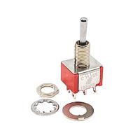 E-Switch 100DP6T1B1M1QEH Toggle Switches DPDT ON-ON-ON SLDR