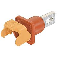 HARTING 09930011324 Housings Han S 120 Bulkhead Mount  red M18 w/ male contact busbar (w/ unlocking