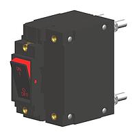 Carling Technologies C12-B0-34-620-131-E Supplementary Protector / Motor Controller 20A TWO POLE FLAT ROCKER RED