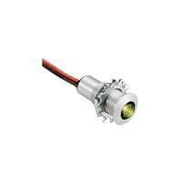 VCC CNX_480_2_YTP_12 LED Panel Mount Indicators PMI RND CLR .4" LED 1.9V Wire Yellow